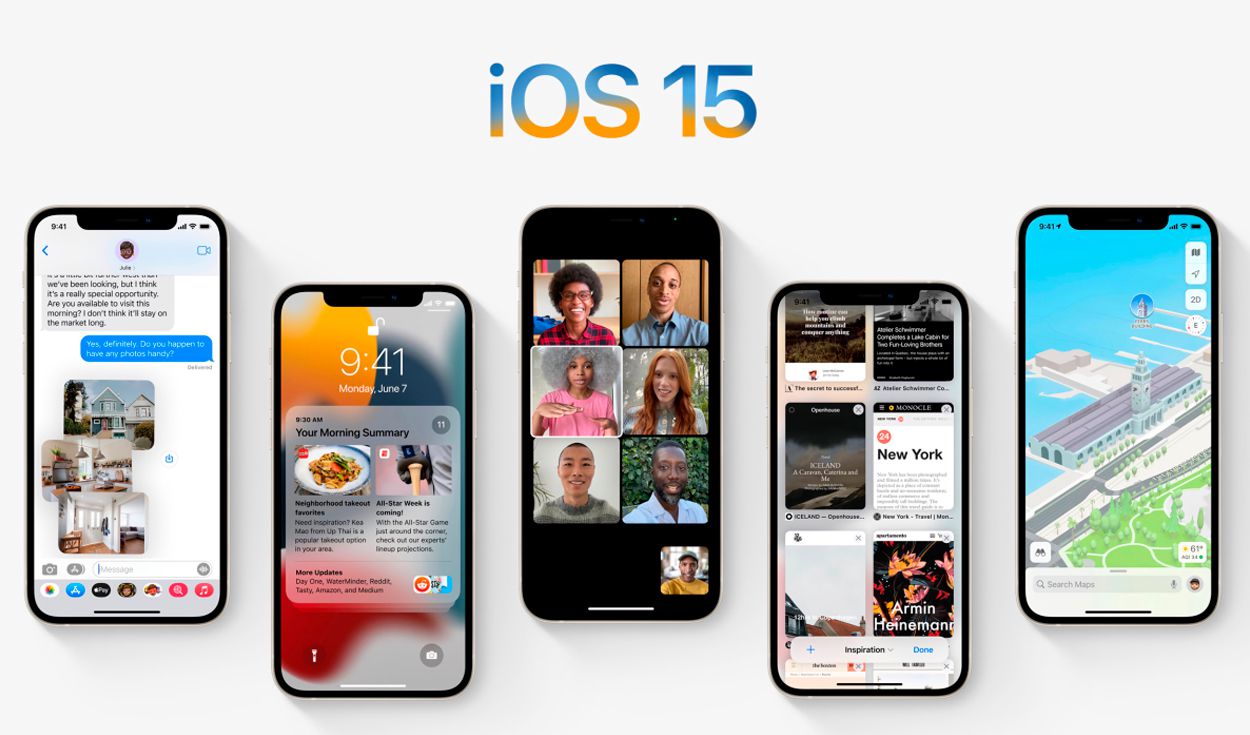 iOS 15: ¿Qué iPhone es compatible?
